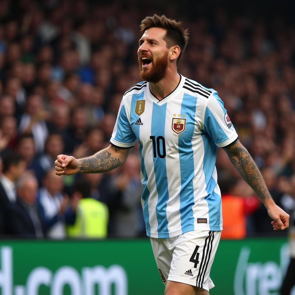 Soi kèo trận Argentina vs Paraguay Messi ghi bàn