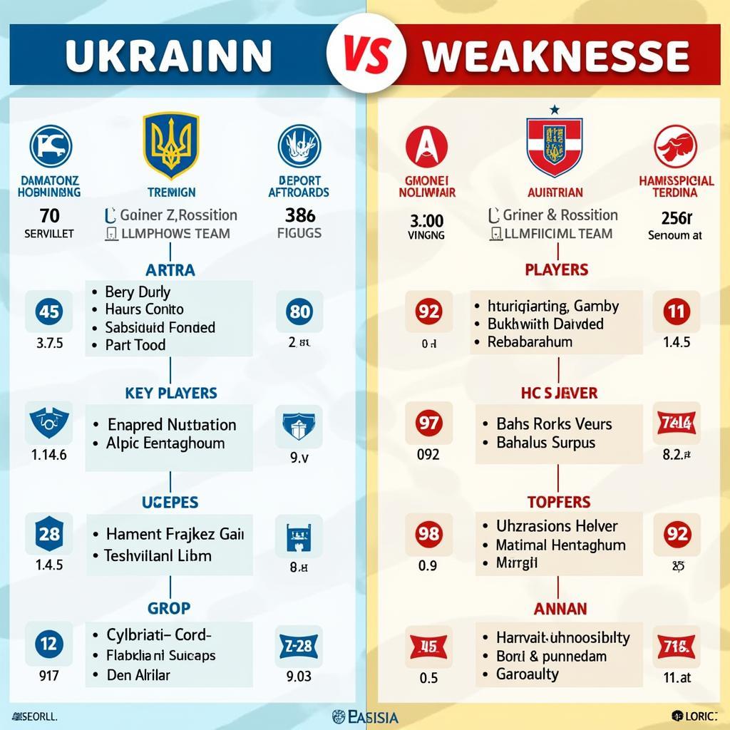 Ukraine vs Austria Strengths and Weaknesses