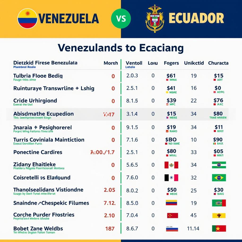 Phân tích chi tiết soi kèo Venezuela vs Ecuador