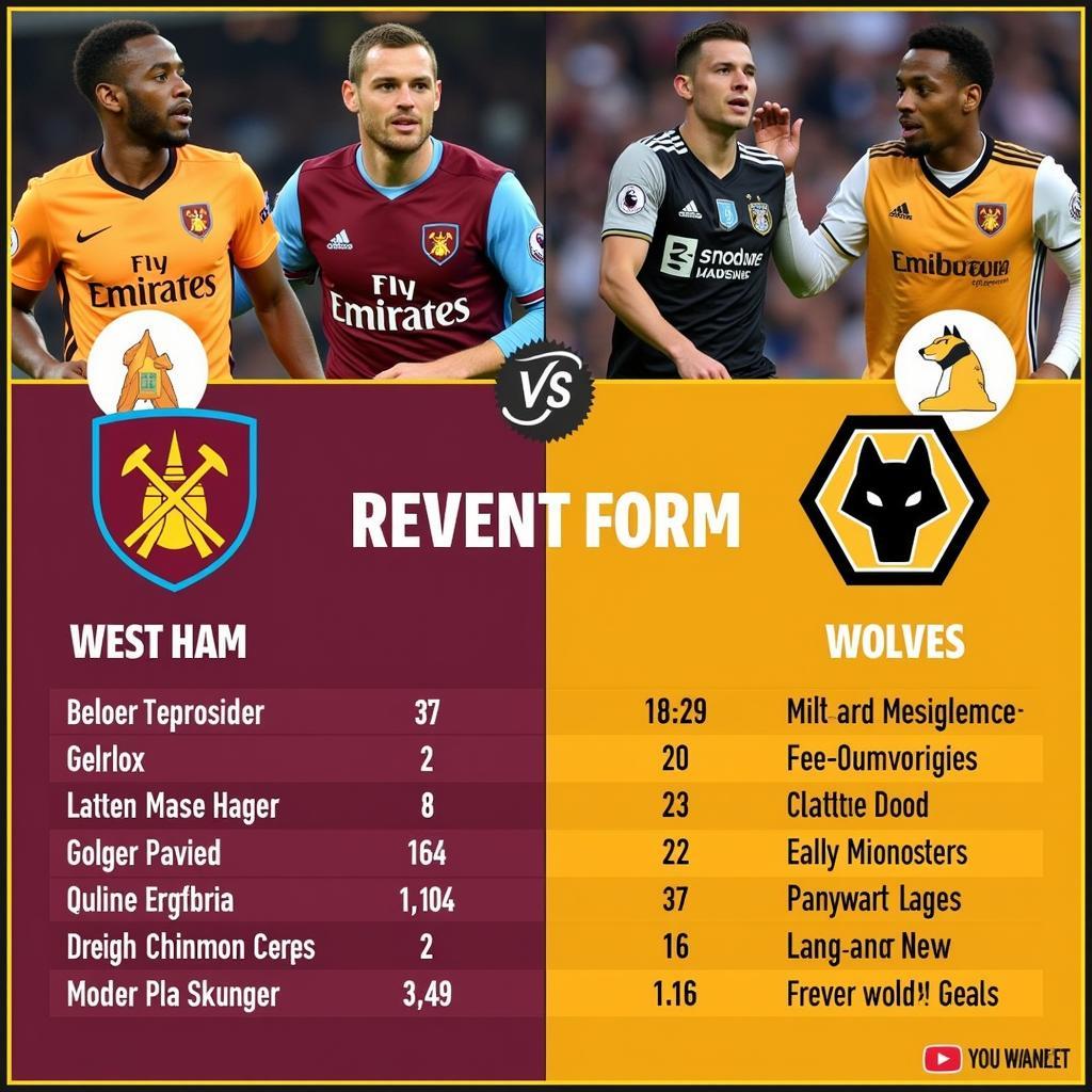 West Ham vs Wolves recent form