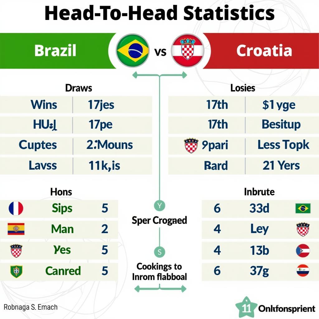 Brazil vs Croatia head-to-head