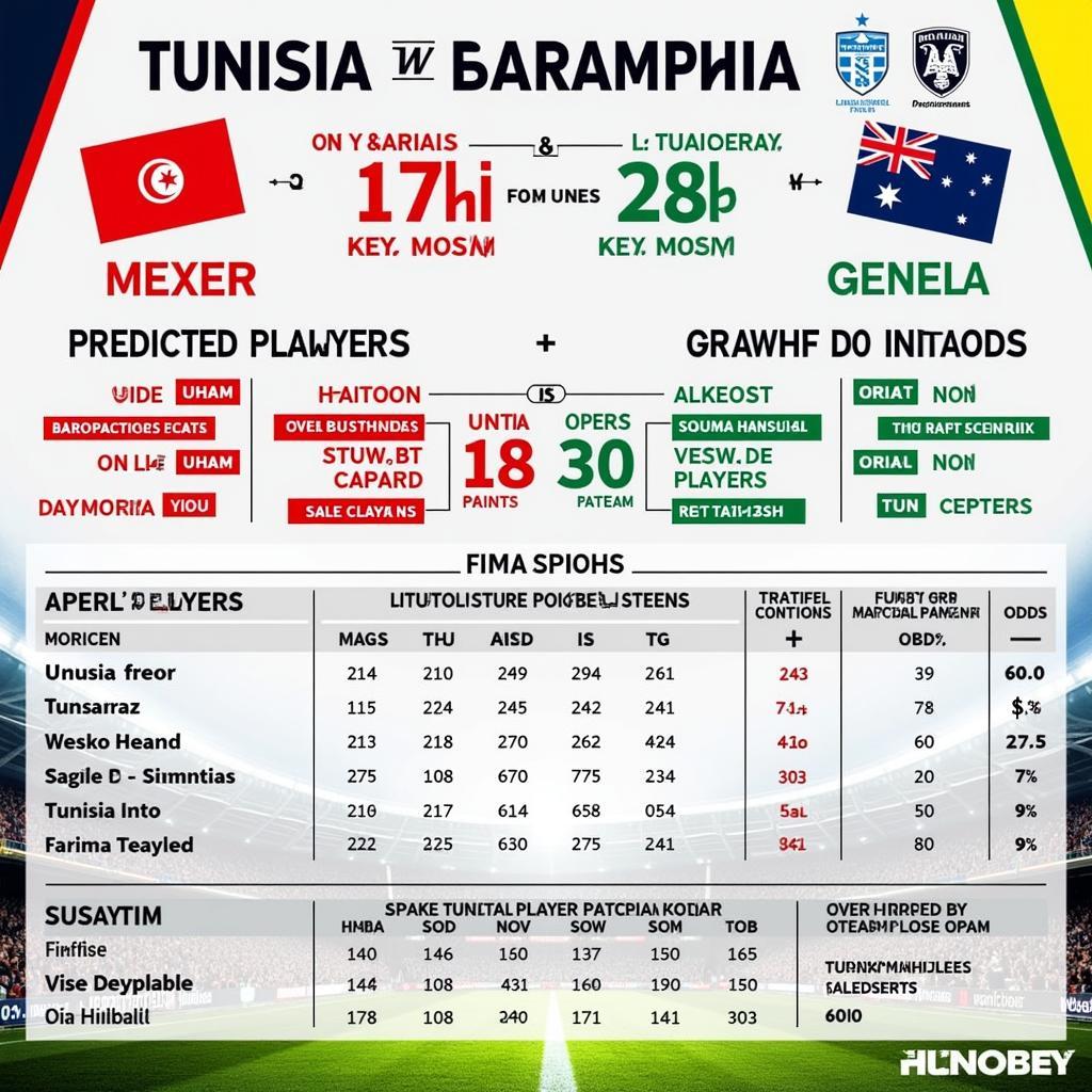 Tunisia vs Australia soi kèo