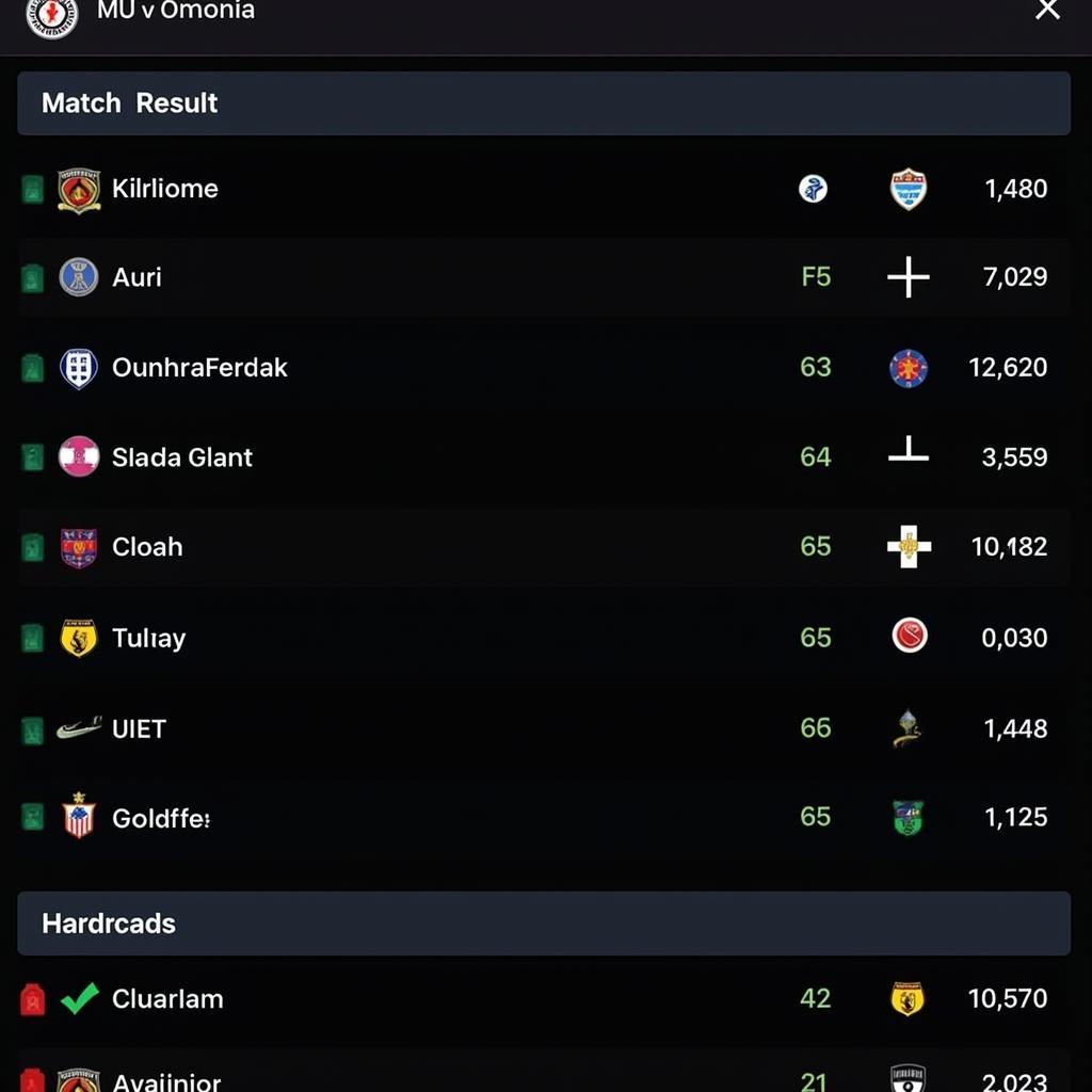 Tỷ lệ kèo MU vs Omonia