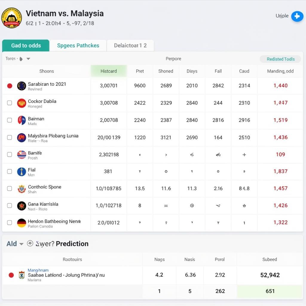 Tỷ Lệ Kèo Trận Việt Nam Malaysia: Phân Tích và Dự Đoán