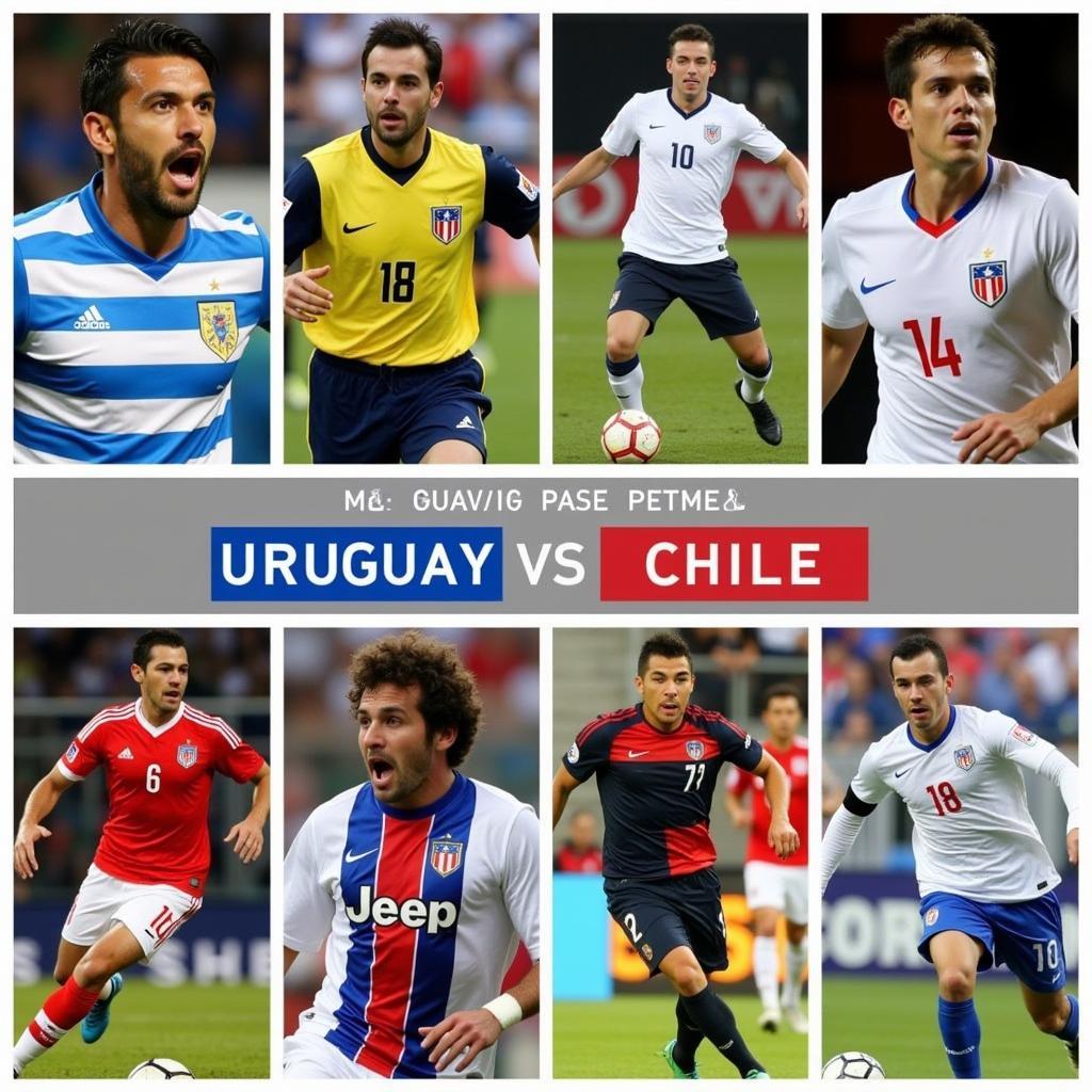 Uruguay vs Chile đối đầu