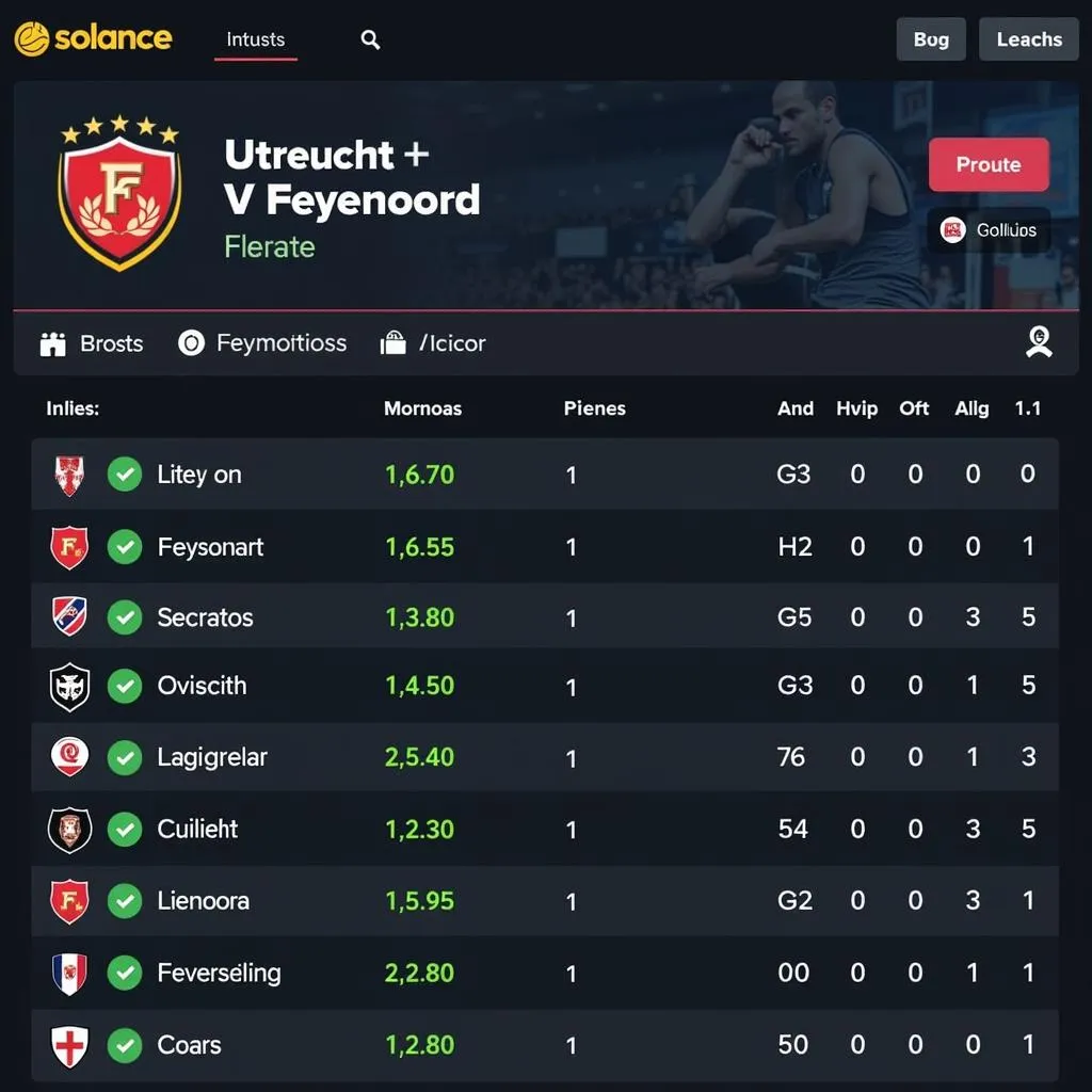 Utrecht vs Feyenoord: Soi kèo nhà cái