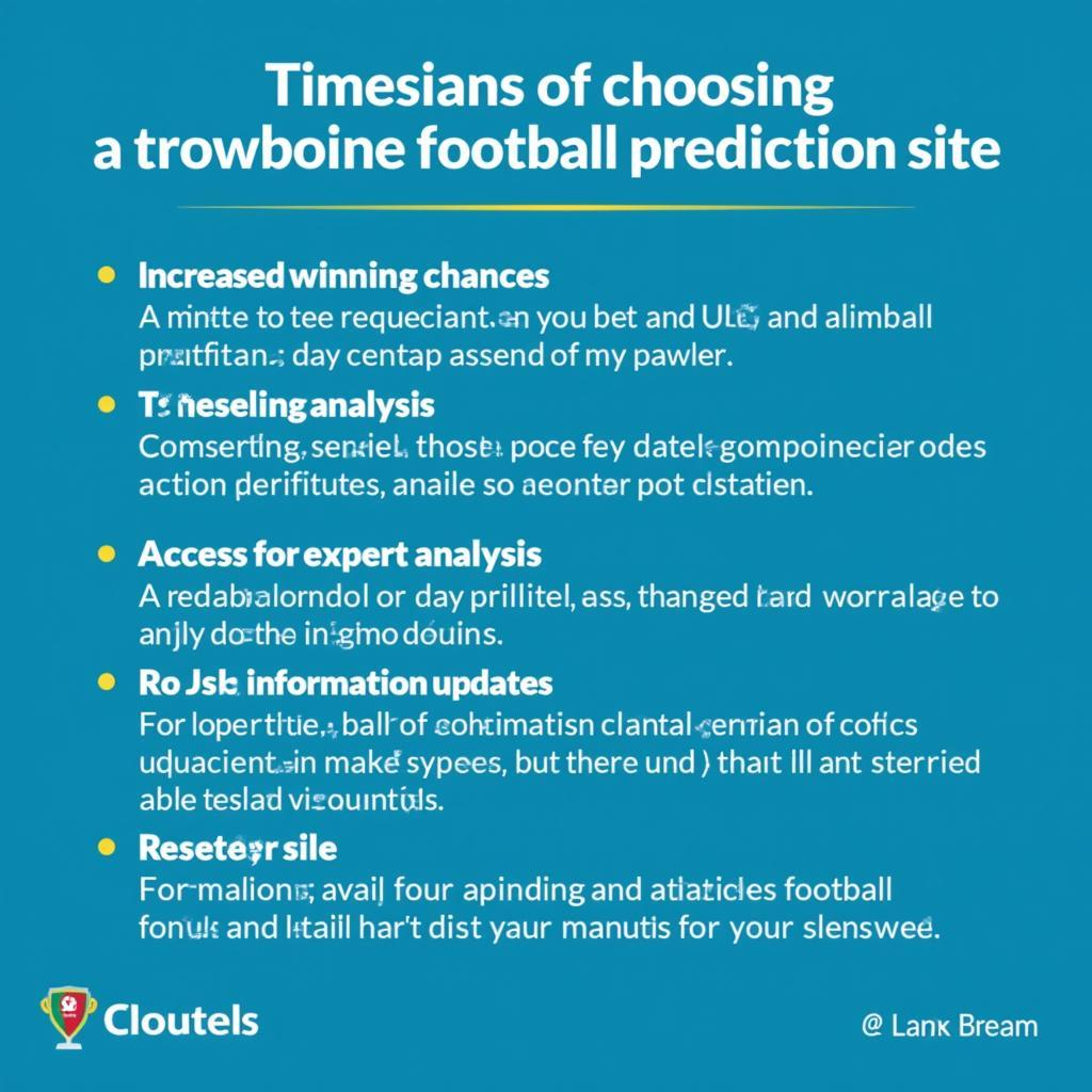 Advantages of choosing reputable football prediction sites