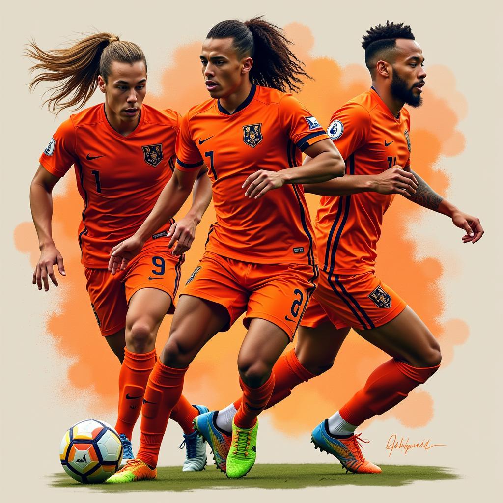 Van Dijk, De Jong, and Depay