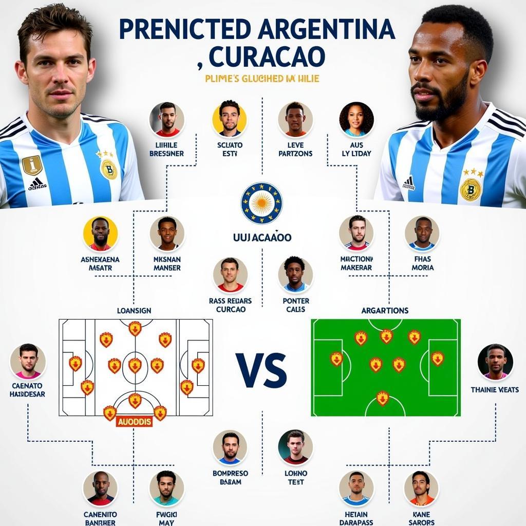 Đội hình dự kiến Argentina vs Curacao