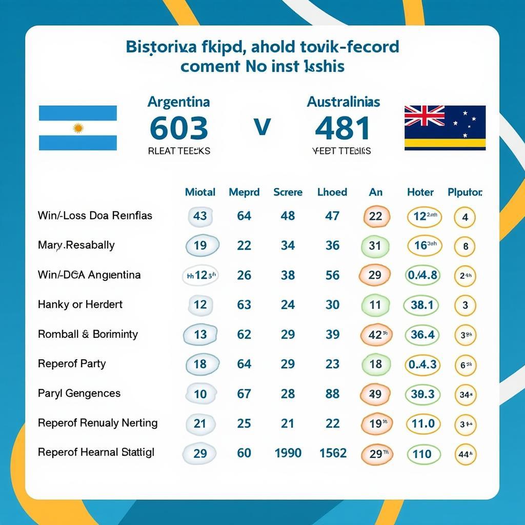 Argentina vs Úc: Lịch sử đối đầu