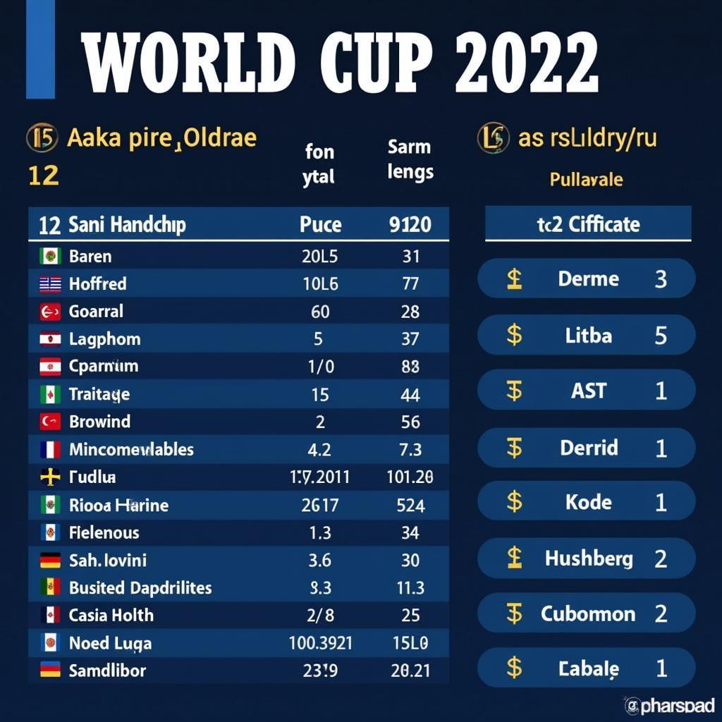 Các loại kèo World Cup 2022