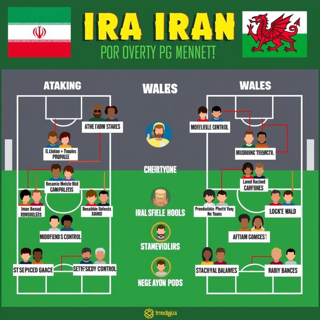 Cơ hội chiến thắng của Iran và Wales