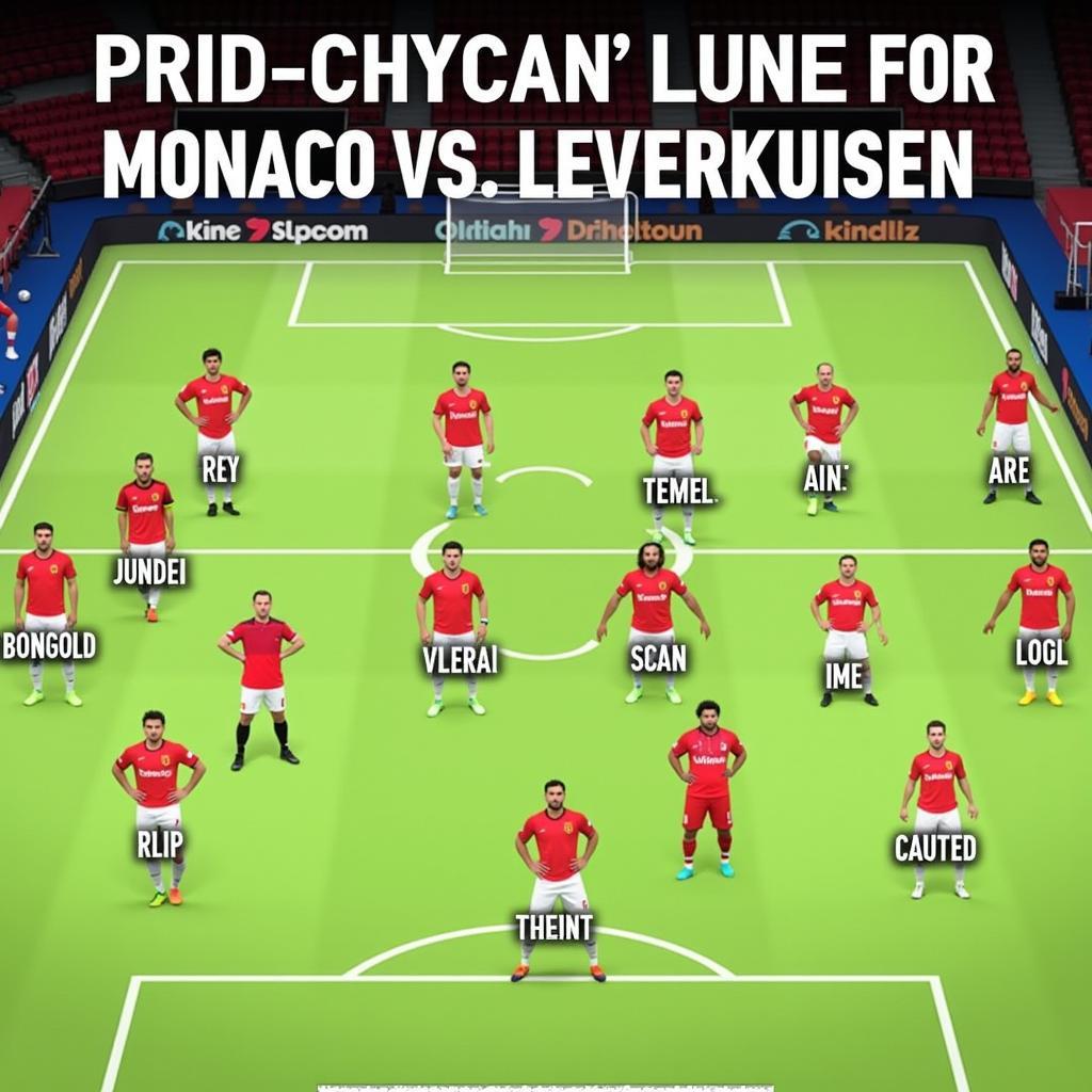 Đội hình dự kiến Monaco vs Leverkusen