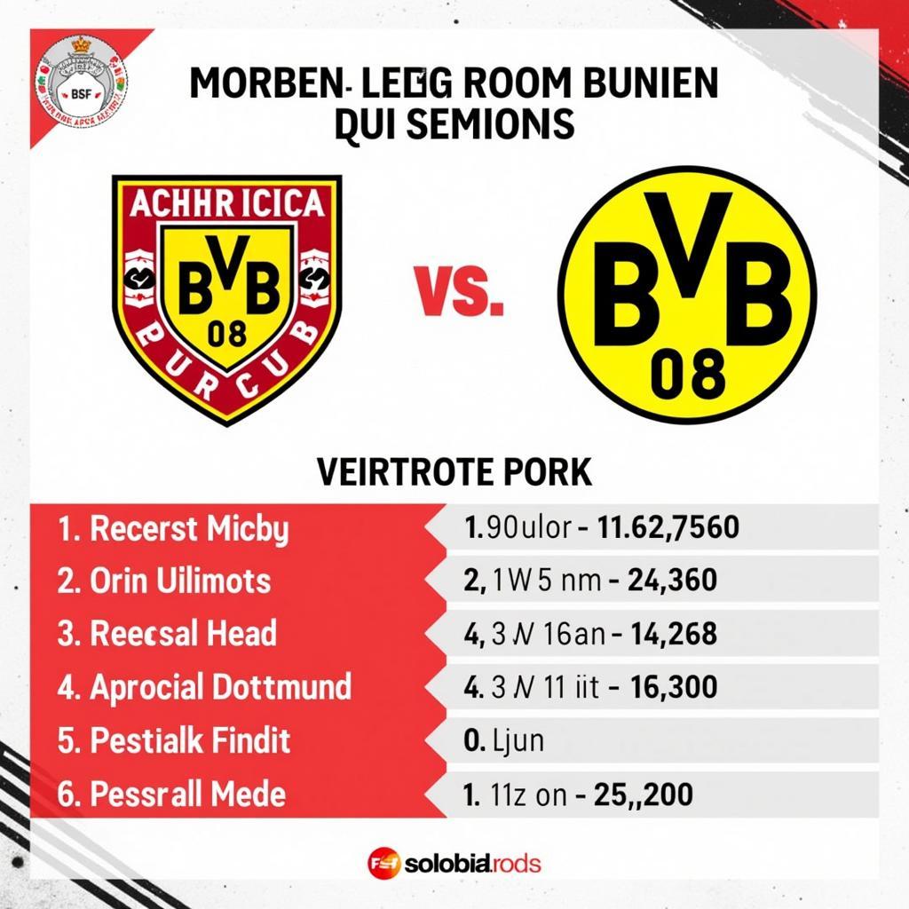 Đối thủ của Dortmund tối nay