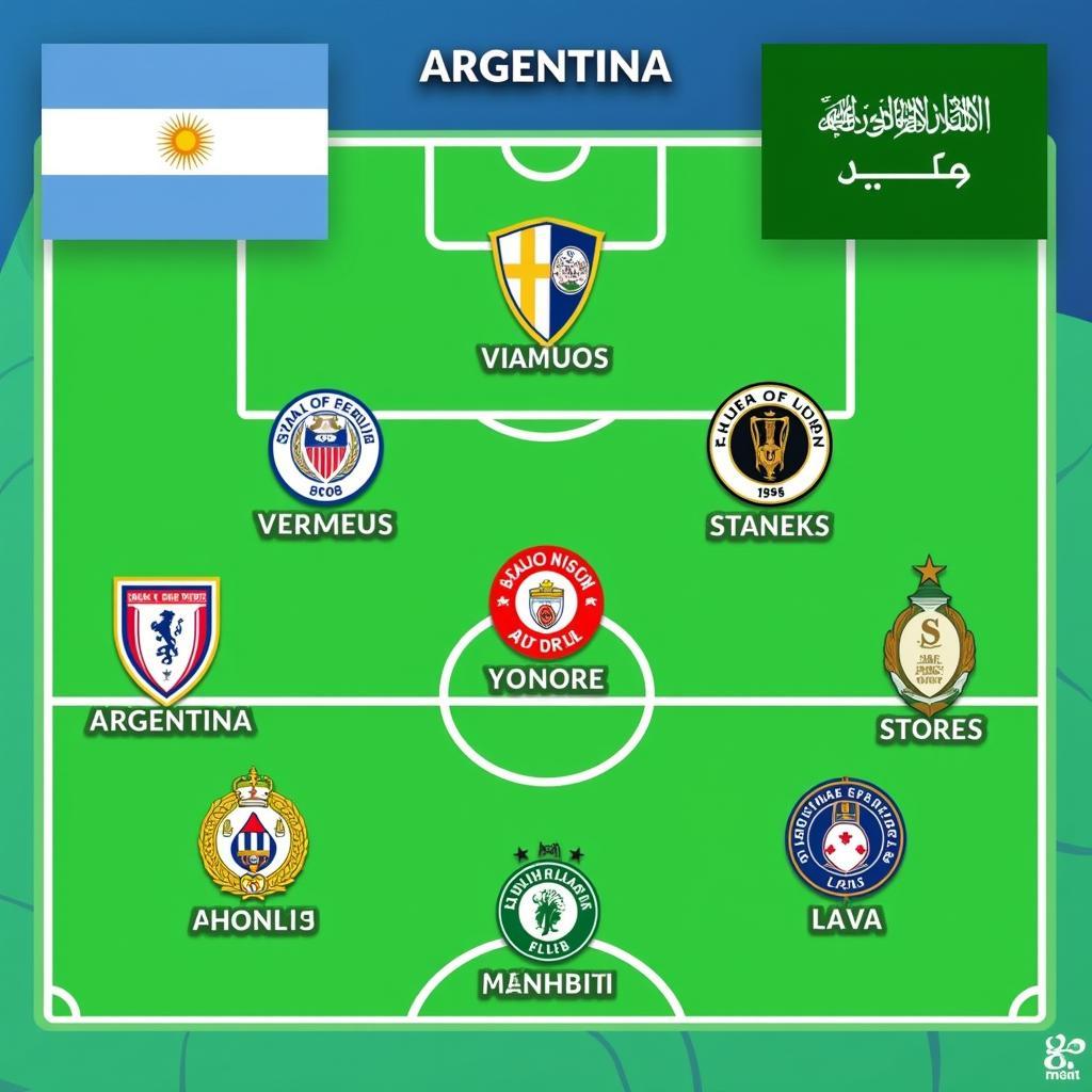 Dự đoán Argentina Saudi Arabia: Hình ảnh đội hình ra sân dự kiến của hai đội