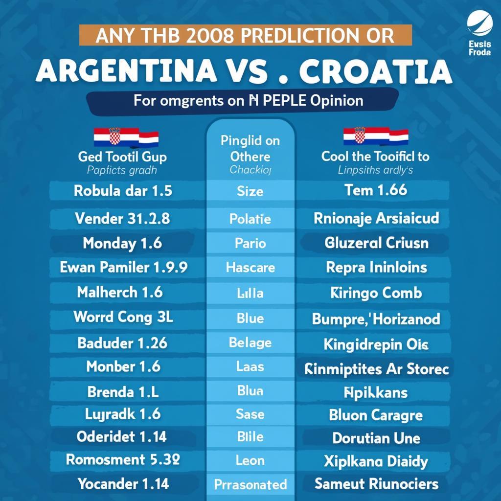 Dự đoán kèo Argentina vs Croatia