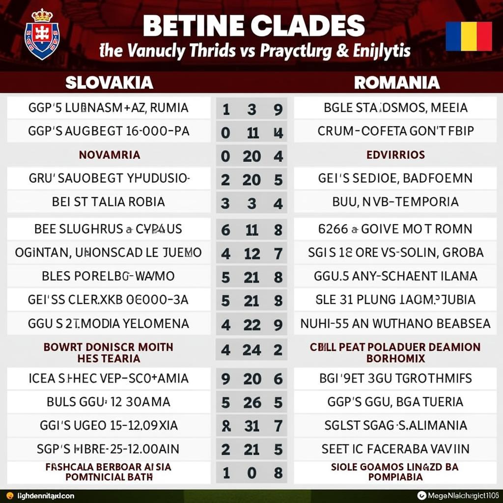 Dự đoán kèo Slovakia vs Romania