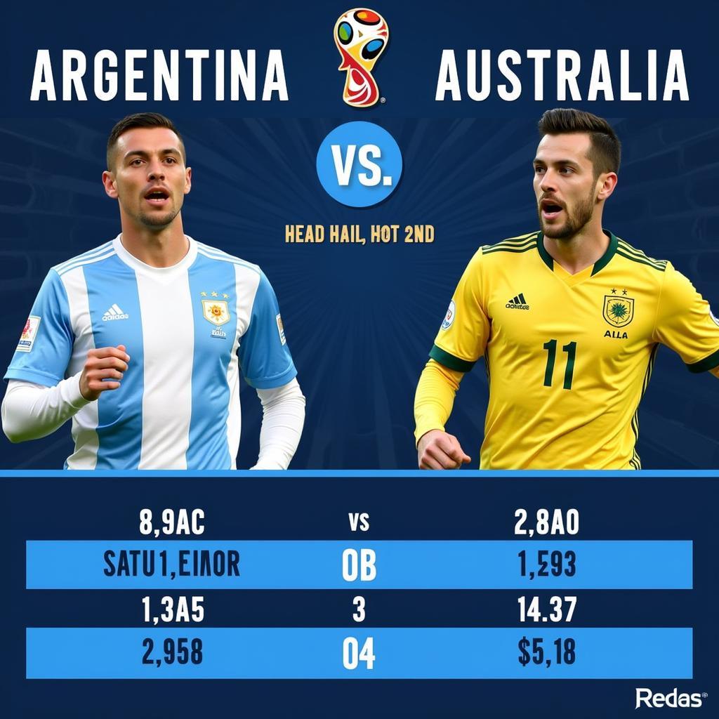 Dự đoán kết quả Argentina vs Úc tại World Cup