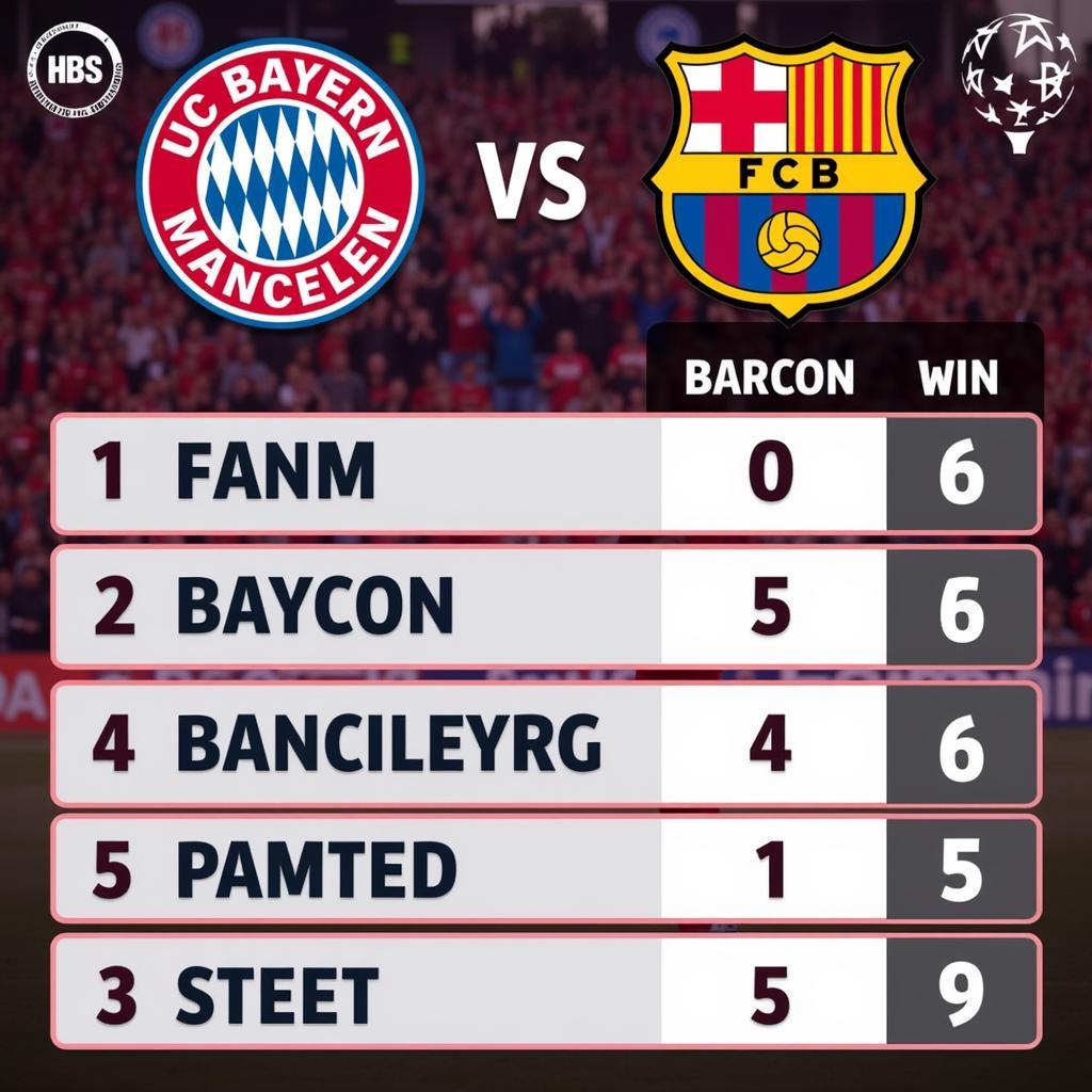 Dự đoán kết quả Bayern vs Barca: Ai sẽ giành chiến thắng?