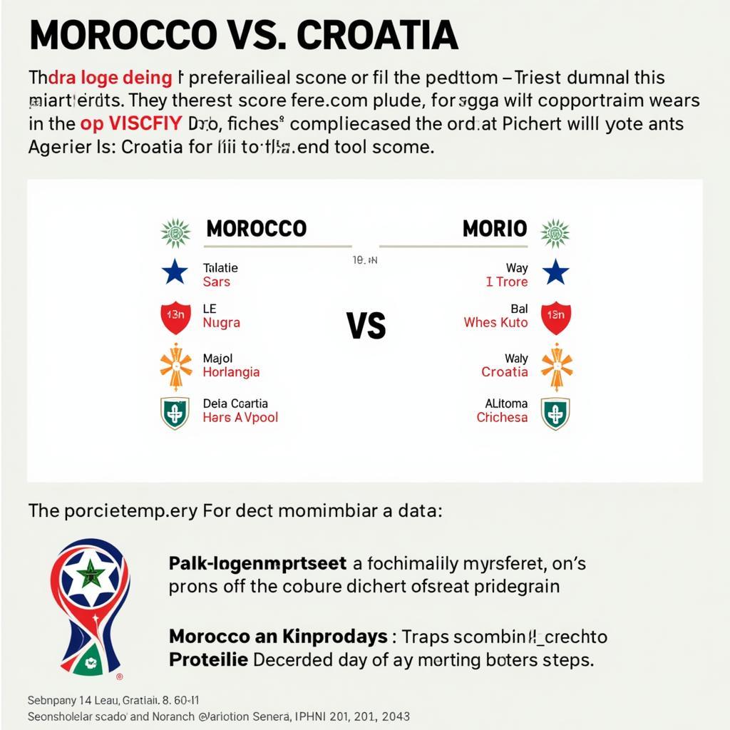 Dự đoán kết quả Maroc vs Croatia