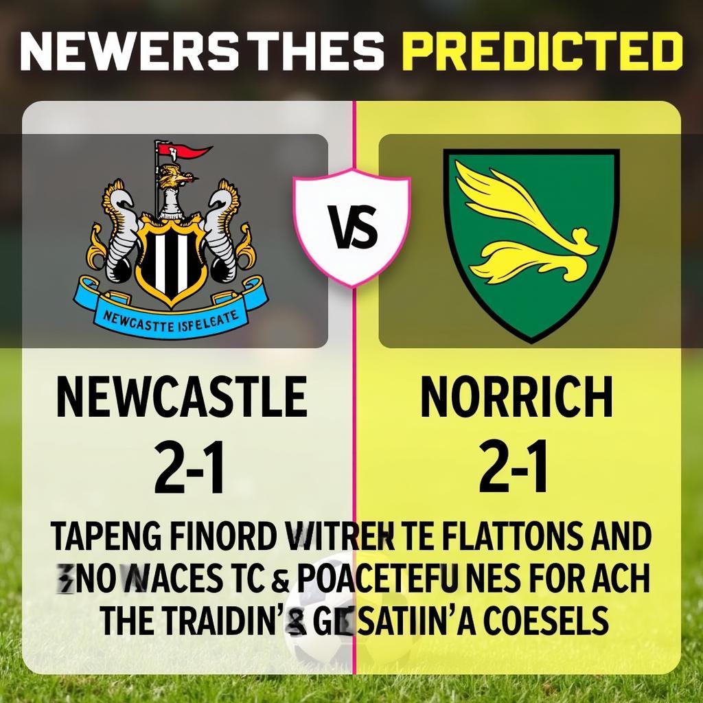 Dự đoán kết quả Newcastle vs Norwich