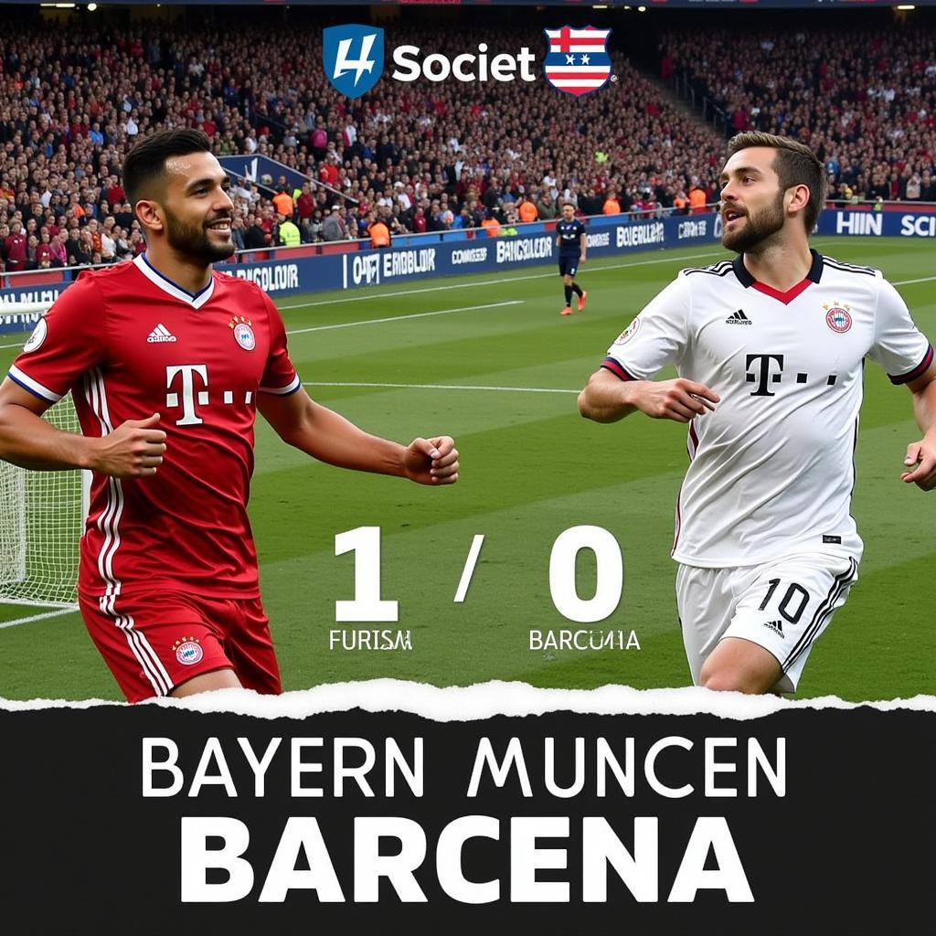 Dự đoán kết quả trận đấu Bayern Munich vs Barca