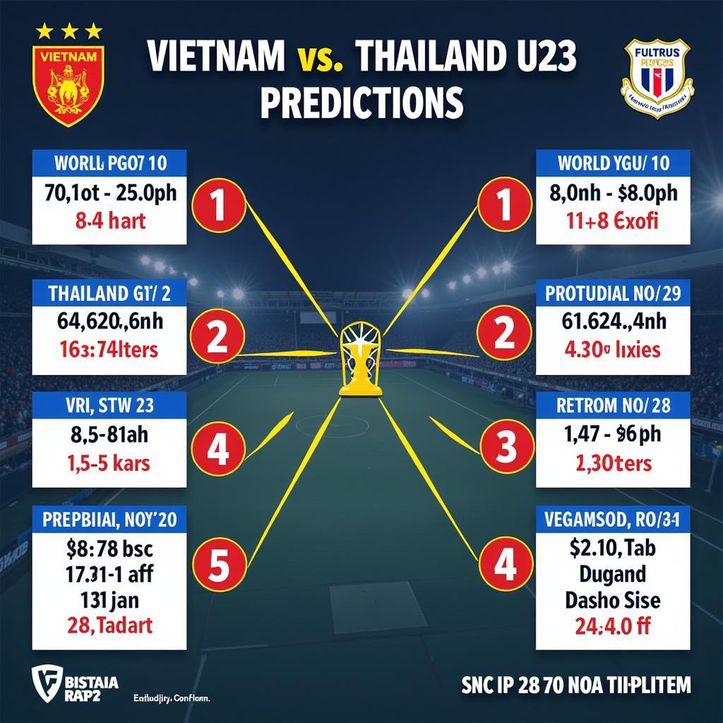 Dự đoán kết quả U23 Việt Nam - Thái Lan