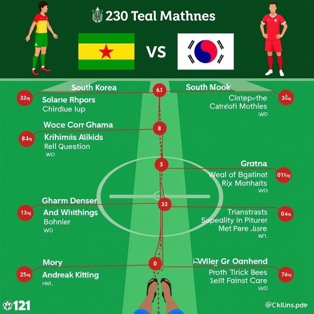 Lịch sử đối đầu Ghana Hàn Quốc