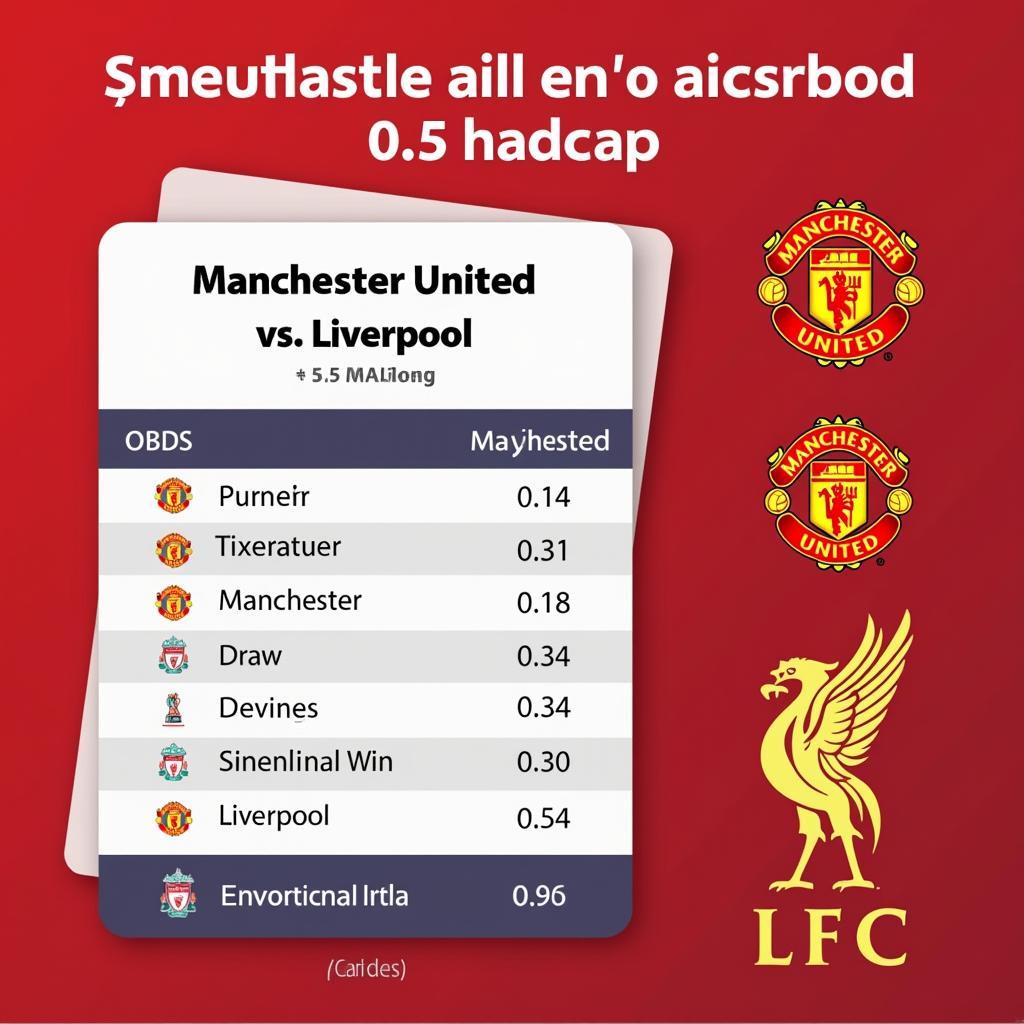 Kèo 0.5 Manchester United vs Liverpool