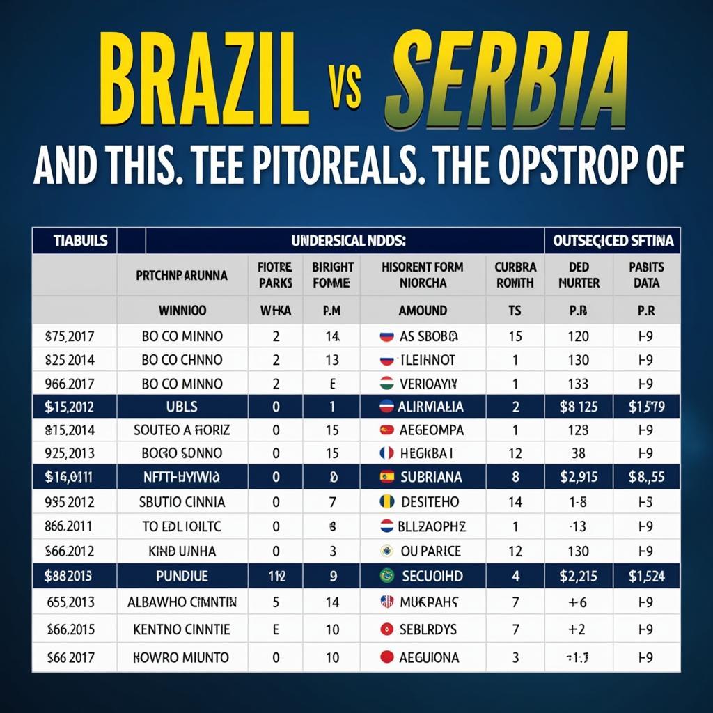 Phân tích kèo Brazil vs Serbia