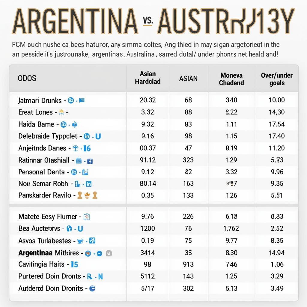 Phân tích tỷ lệ kèo nhà cái Argentina vs Úc