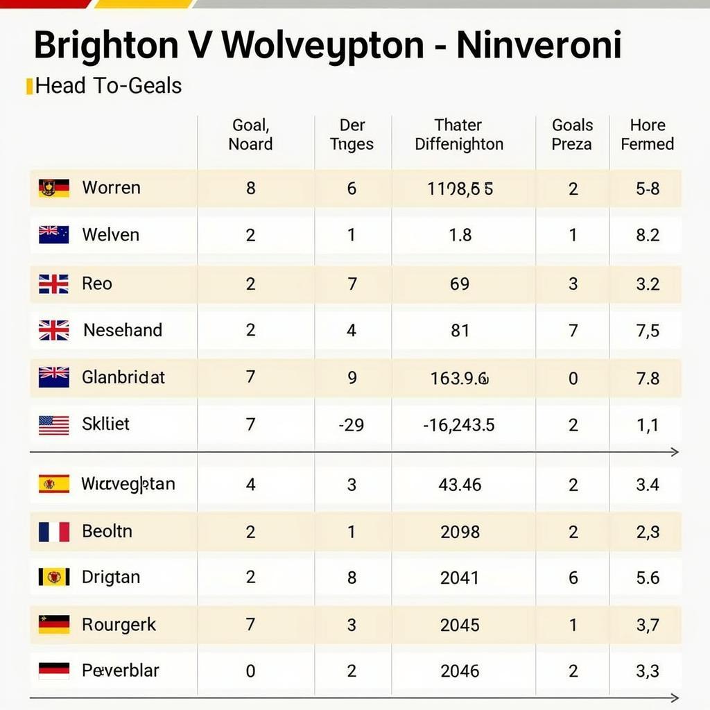 Lịch sử đối đầu Brighton vs Wolverhampton