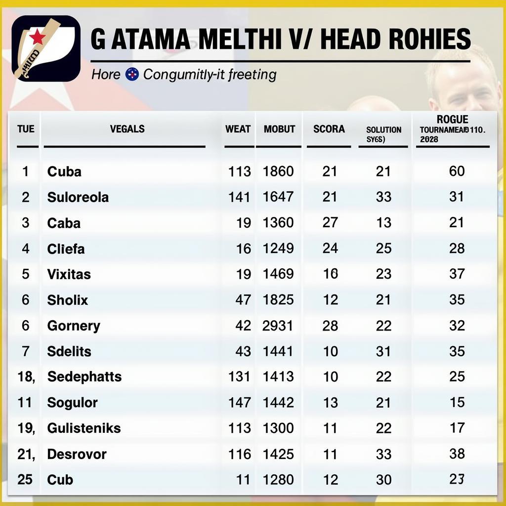 Lịch sử đối đầu Cuba vs Guatemala