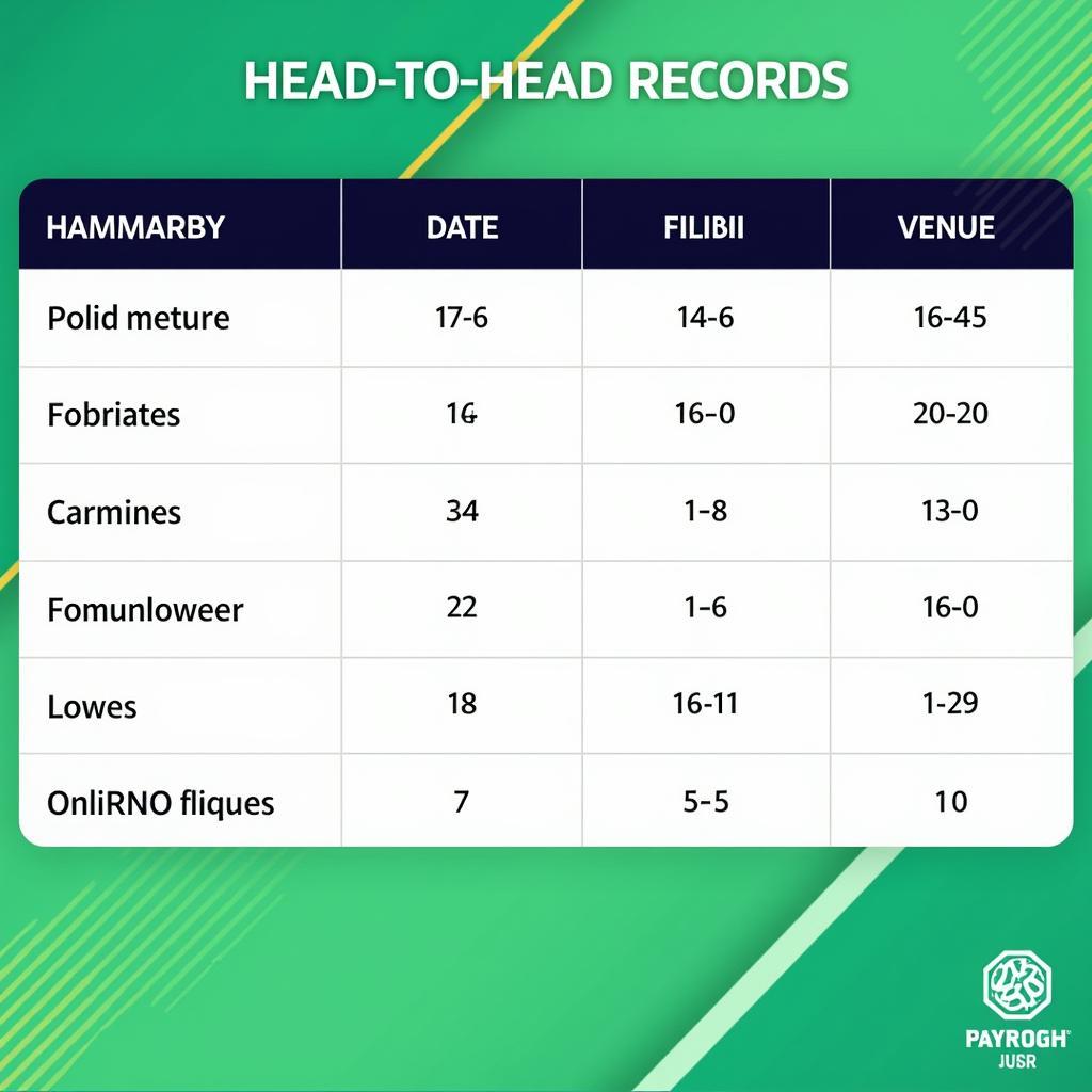 Lịch sử đối đầu giữa Hammarby và các đối thủ