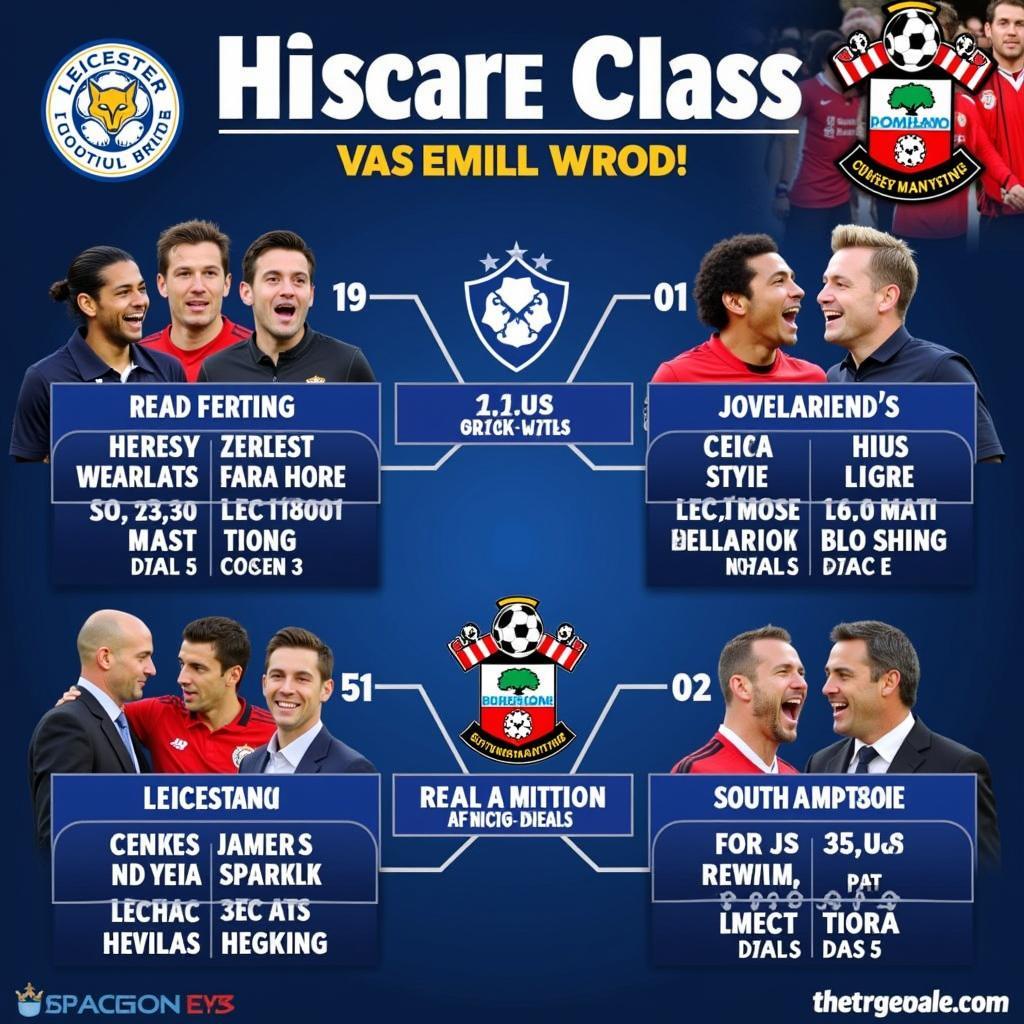 Lịch sử đối đầu giữa Leicester City và Southampton