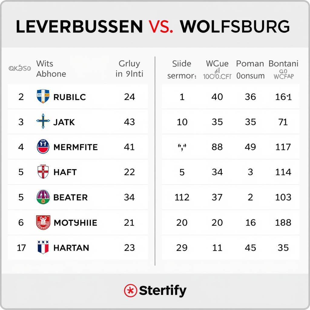 Lịch sử đối đầu giữa Leverkusen và Wolfsburg