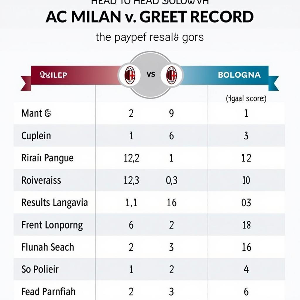 Lịch sử đối đầu Milan vs Bologna