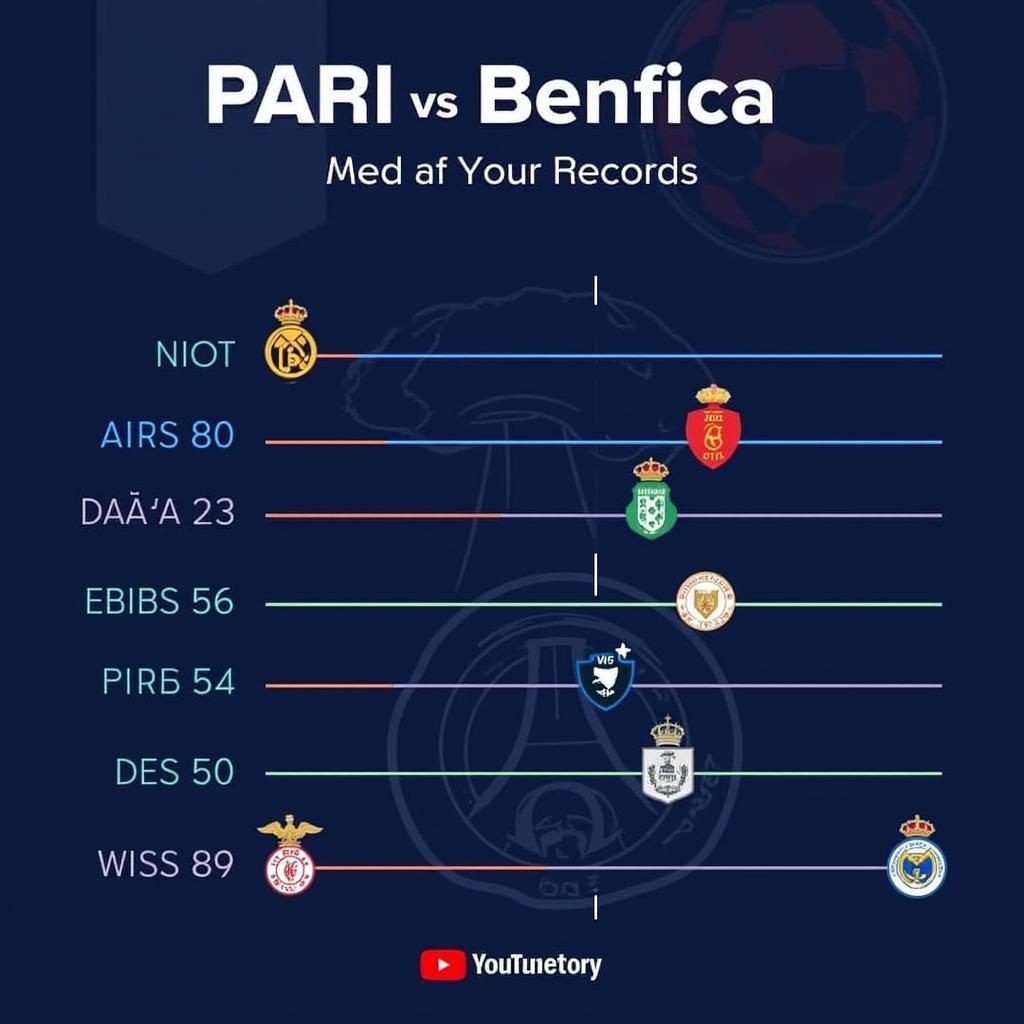 Lịch sử đối đầu giữa PSG và Benfica