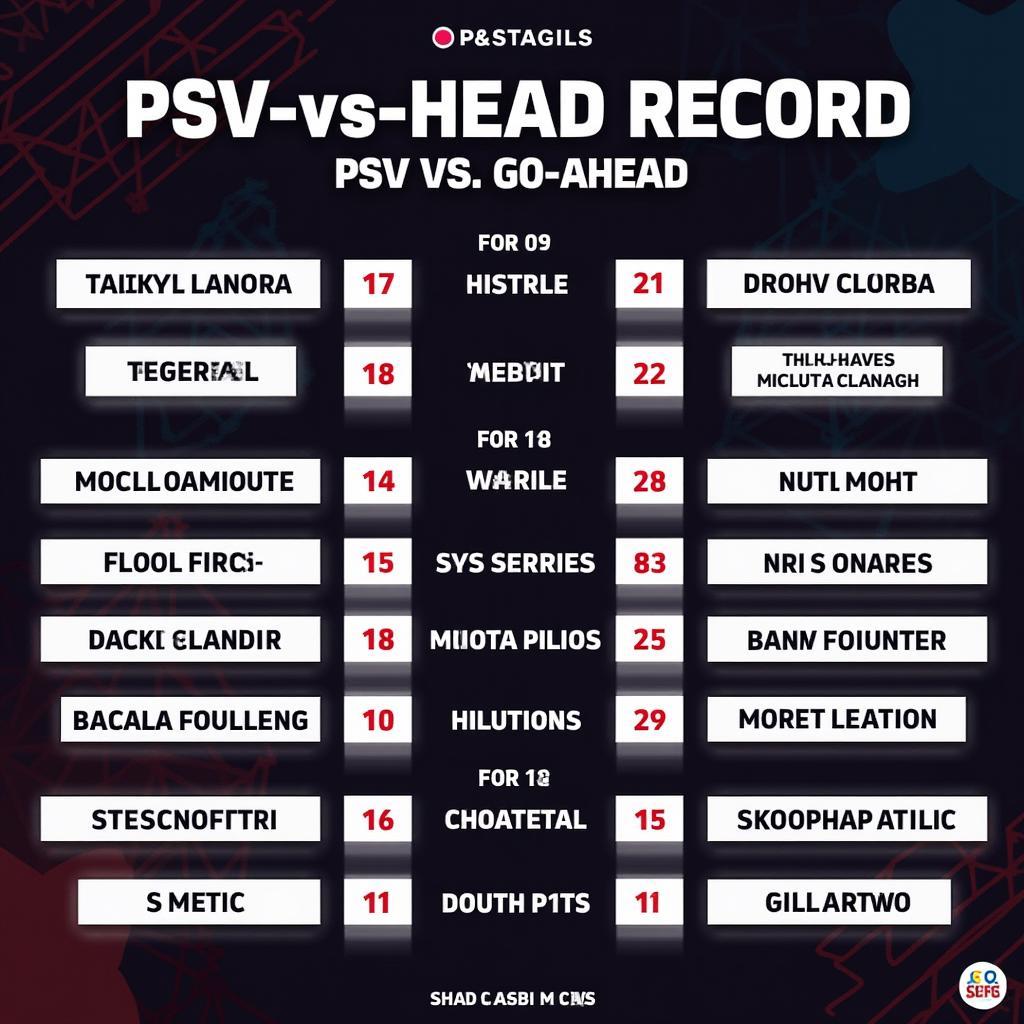 Lịch sử đối đầu giữa PSV và Go Ahead