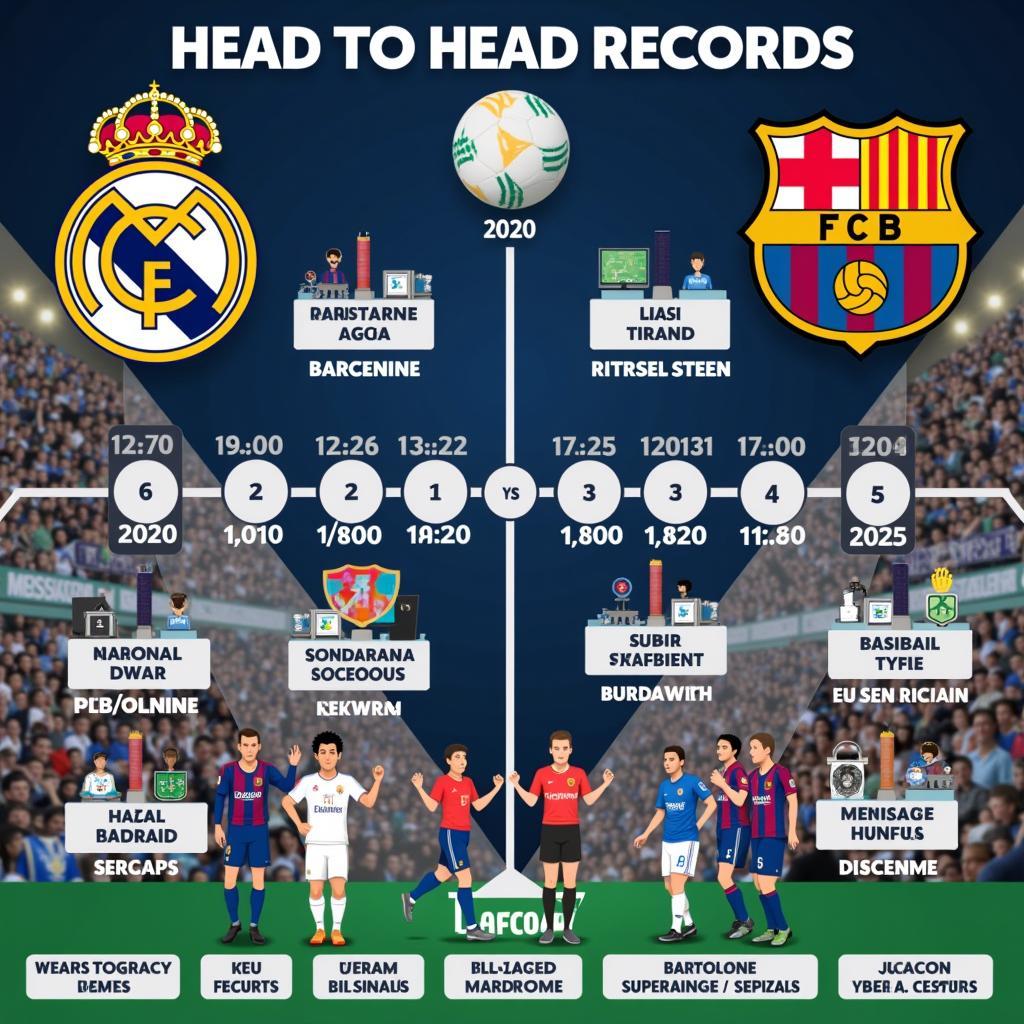 Lịch sử đối đầu giữa Real Madrid và Barcelona