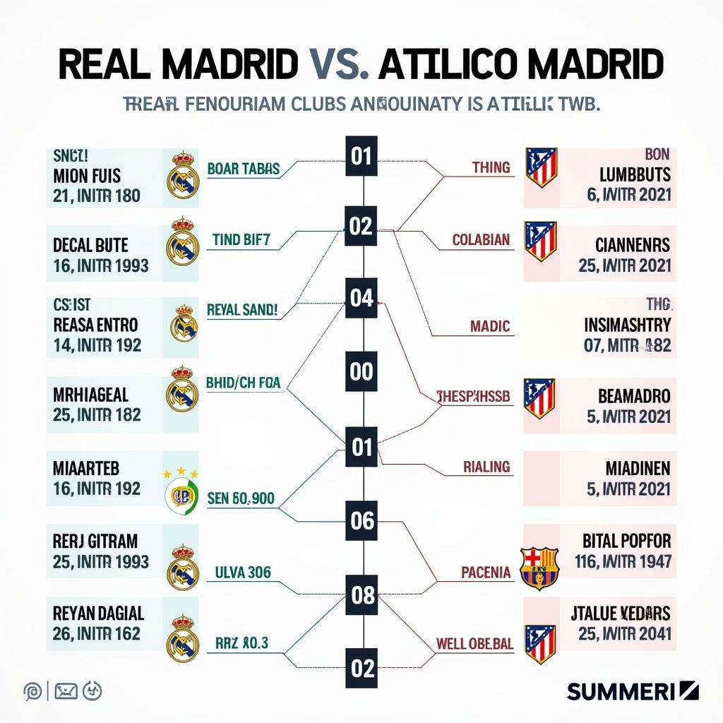 Lịch sử đối đầu Real Madrid vs Atletico Madrid