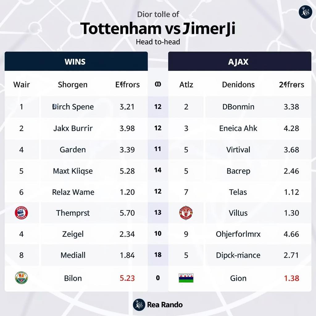 Lịch sử đối đầu giữa Tottenham và Ajax