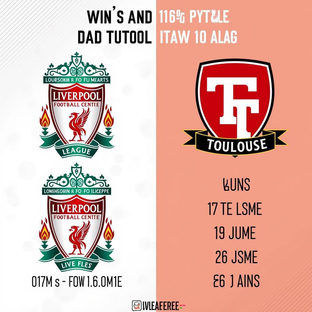 Phong độ gần đây của Liverpool và Toulouse