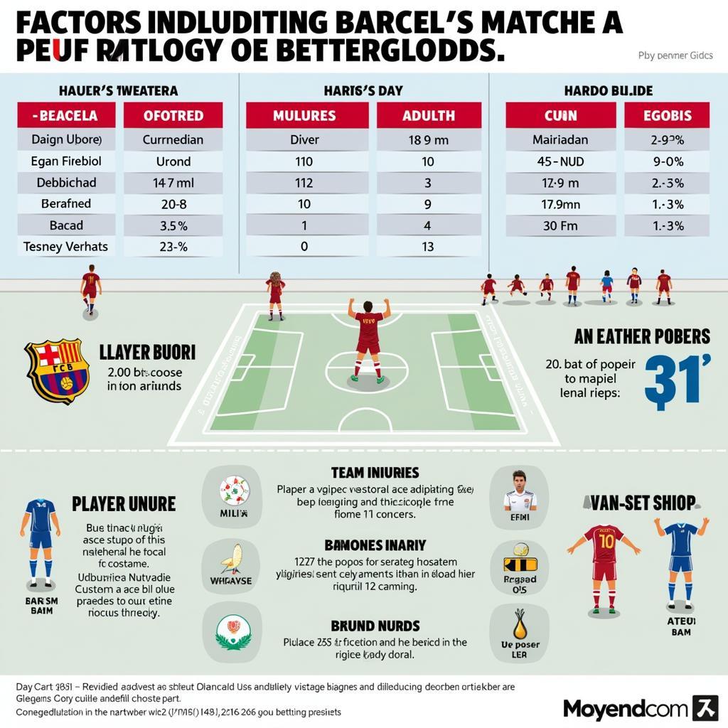 Nhận định kèo Barca hôm nay: Các yếu tố ảnh hưởng