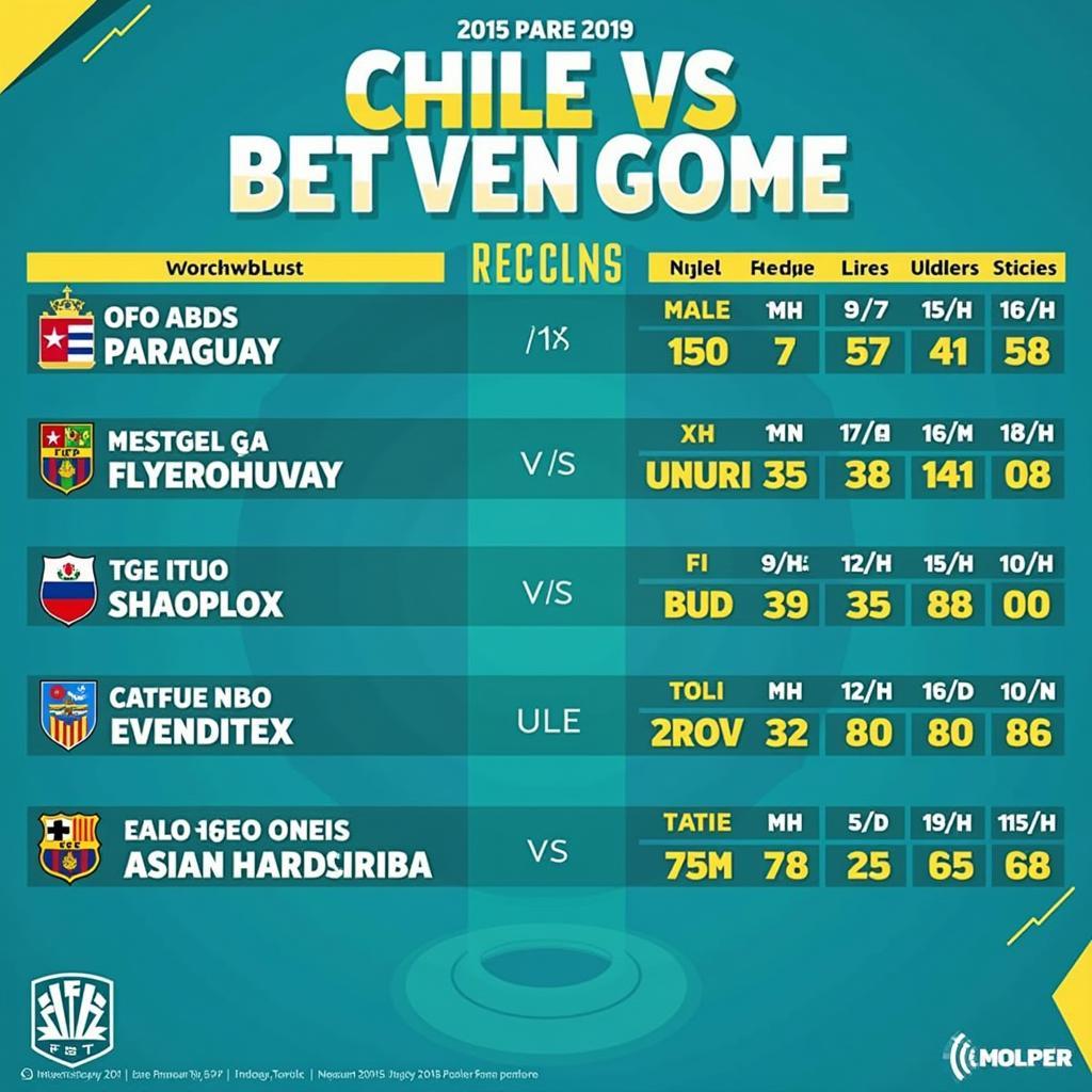 Tỷ lệ kèo Chile vs Paraguay