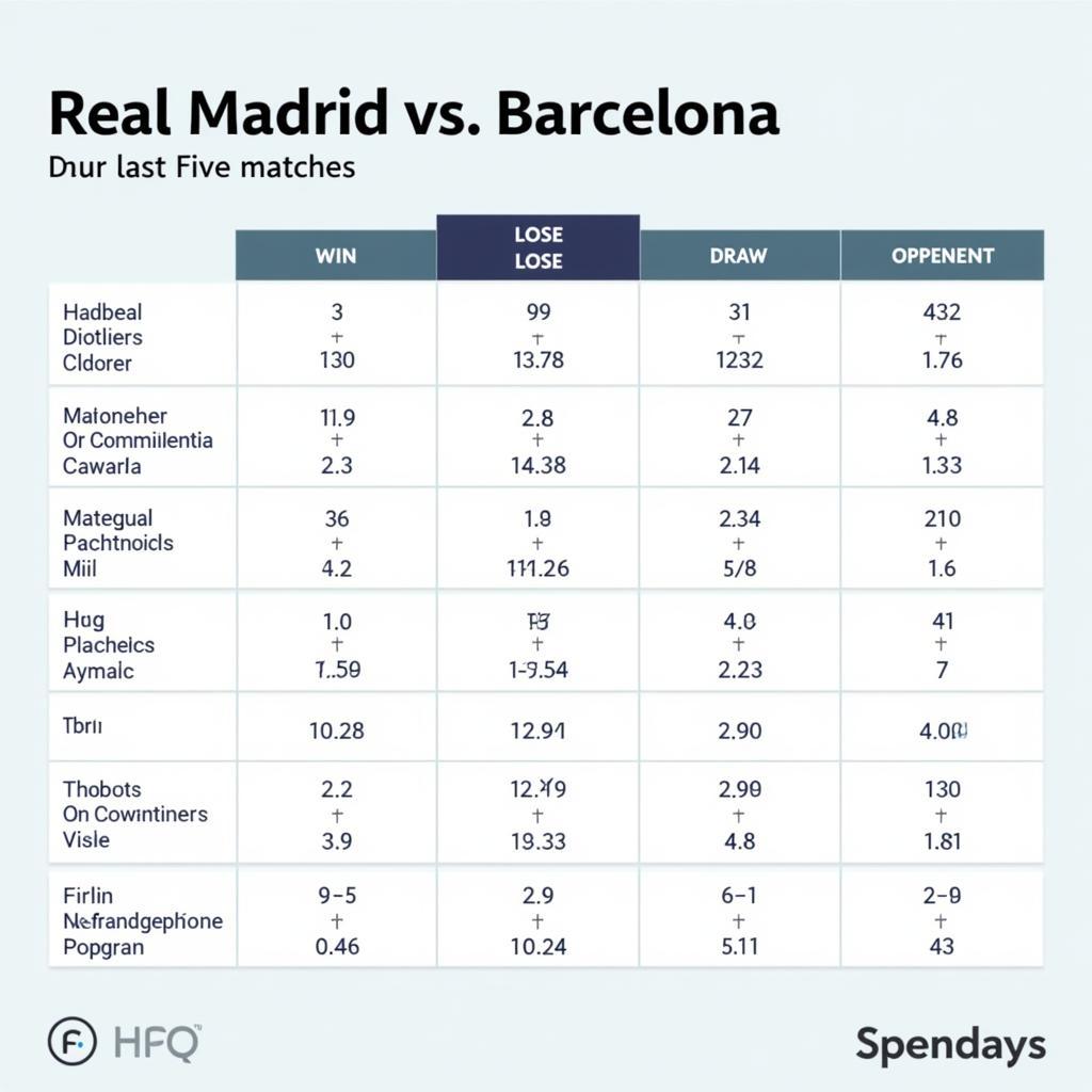 Phong độ gần đây của Real Madrid và Barcelona