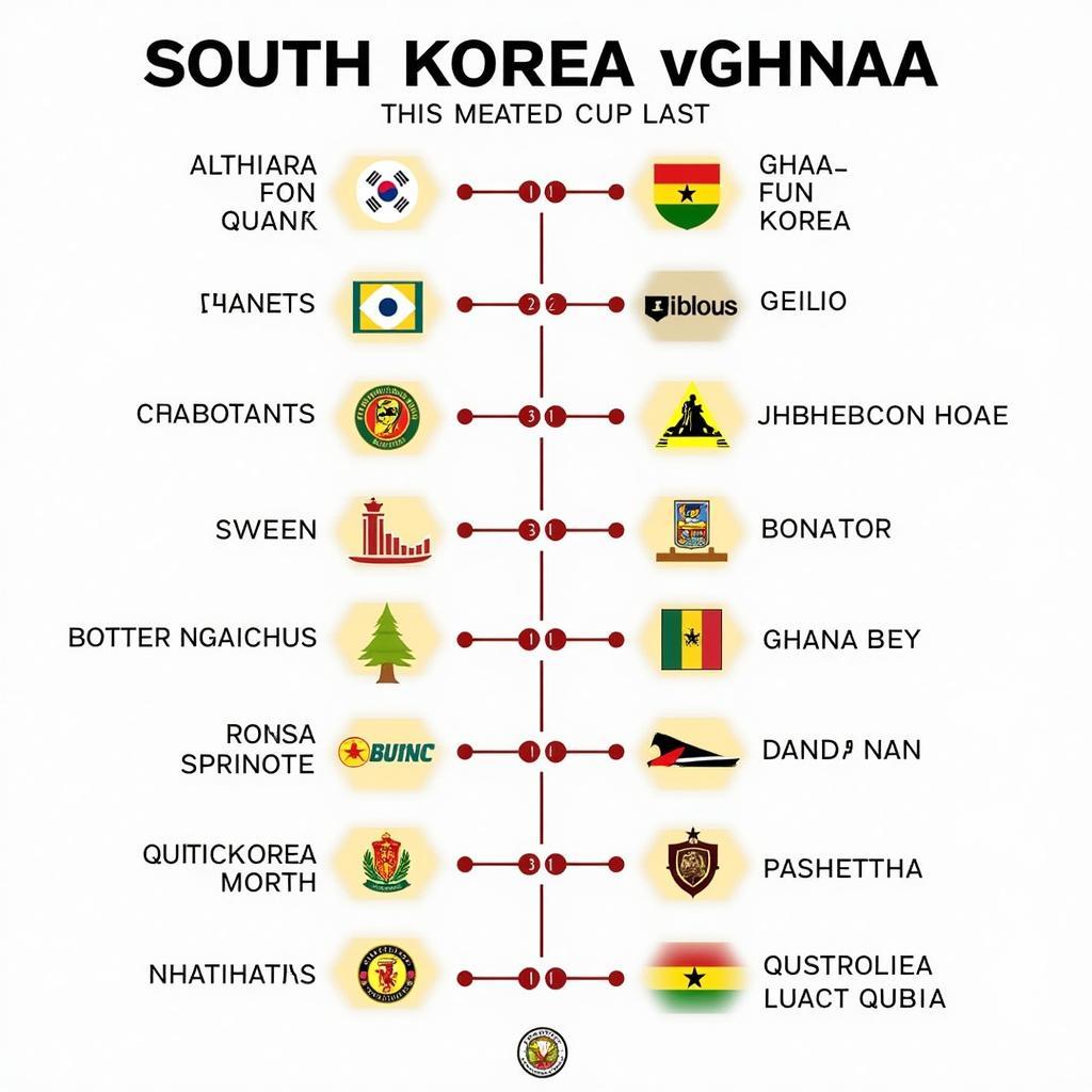 Lịch sử đối đầu Hàn Quốc vs Ghana