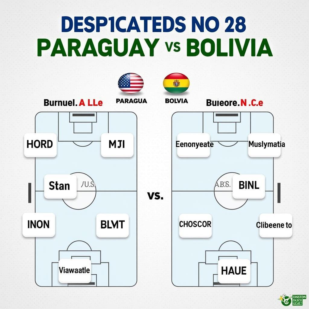 Đội hình dự kiến Paraguay vs Bolivia