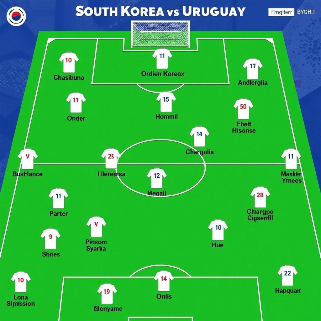 Phân tích chiến thuật Hàn Quốc vs Uruguay