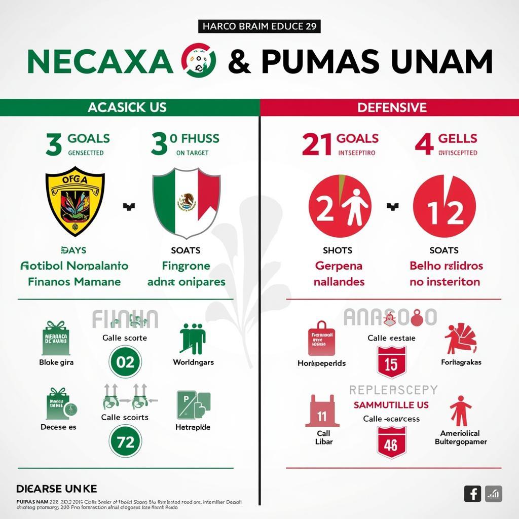 Phân tích hàng công và hàng thủ Necaxa vs Pumas UNAM